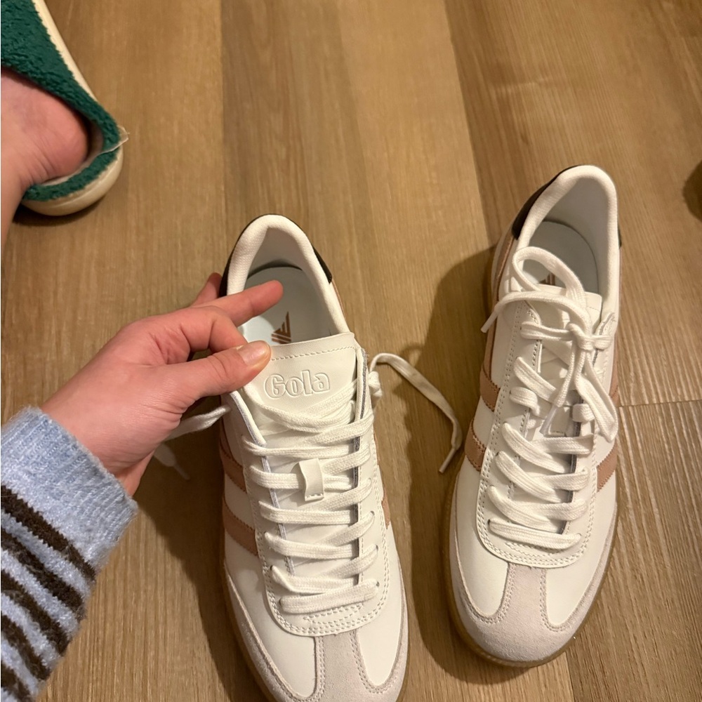 Gola White and Brown Sneakers - Picture 5 of 10